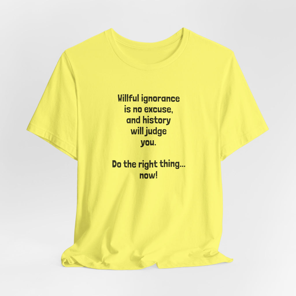 Willful Ignorance
