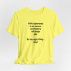 Willful Ignorance
