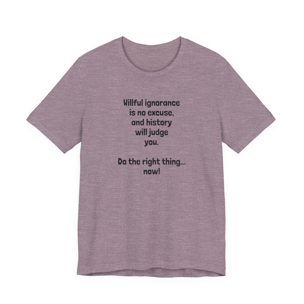 Willful Ignorance